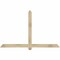 Ekena Millwork Eugene Rough Sawn Timber Gable Bracket, Douglas Fir, 72"W x 45"H x 2"D x 4"F, 15/12 Pitch GBW072X45X0204EUG00RDF - alternate 1